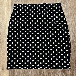Polka dot skirt